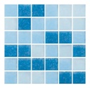 SOLO MELI PIS - CAJA CON 2.14 M2 MOSAICO VENECIANO MEZCLA AZUL