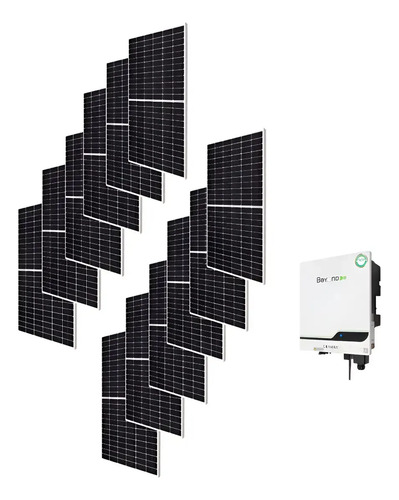 SOLO MELI PIS - PLANTA SOLAR INTERCONEXIONA CFE MONITOREO WIFI 8KW NEGRO220V