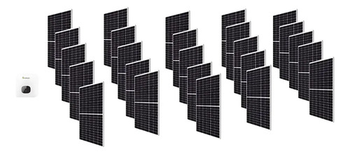 SOLO MELI PIS - PLANTA SOLAR CON 25 PANEL 550W Y 1 INVERSOR 15KW 220V