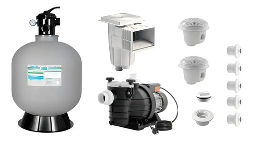 SOLO MELI PIS - FILTRO 16 Y BOMBA 1 HP PARA ALBERCA CON EMPOTRABLES