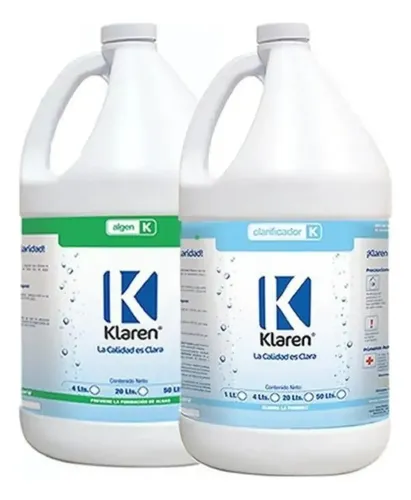 SOLO MELI PIS - KIT DE ALGUICIDA Y CLARIFICADOR FLOCULANTE PARA ALBERCA