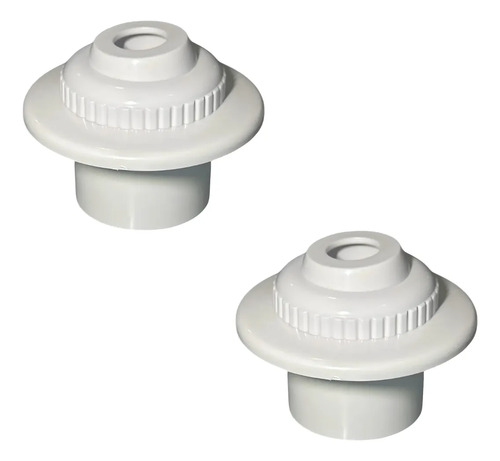 SOLO MELI PIS - 2 BOQUILLAS DE RETORNO DE 2 PULGADAS PARA ALBERCA CEMENTAR BLANCO